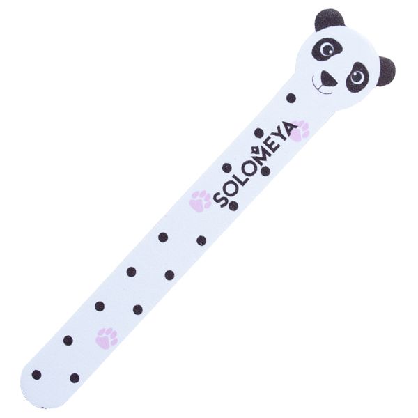Solomeya Пилка для натуральных и искусственных ногтей "Панда"/Panda Nail File